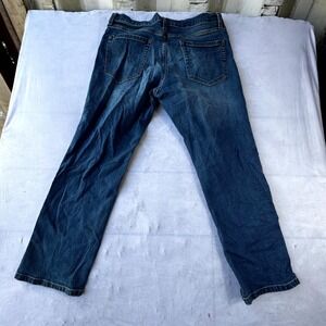 Amazon Essentials Straight Droite Jeans Mens 33x28 Blue Denim Cotton Stretch